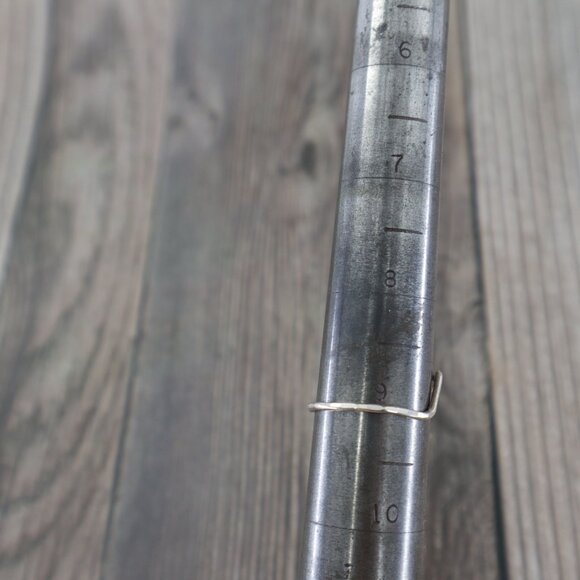 Chevron Stacking Ring Silver Gypsy Party Minimalist Bohemian Dainty Casual NWOT - Picture 6 of 12